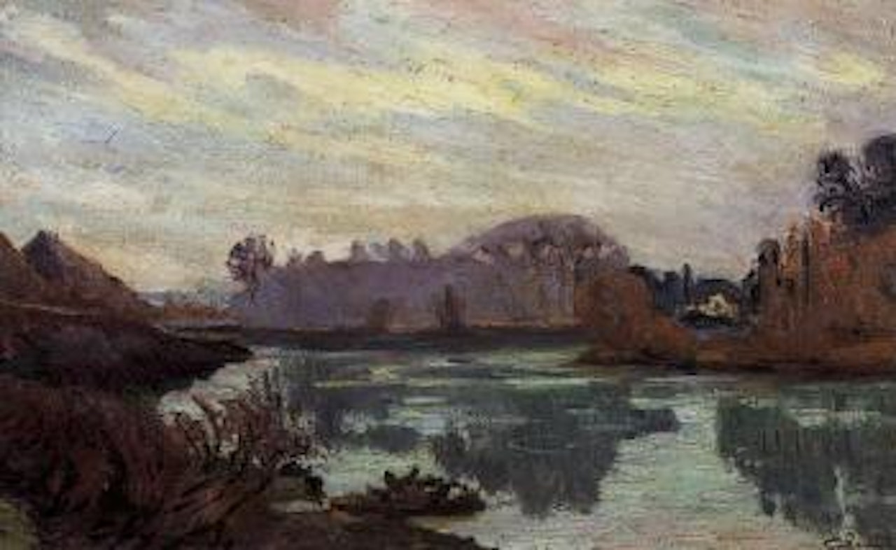 Bords de la Marne en hiver by Armand Guillaumin
