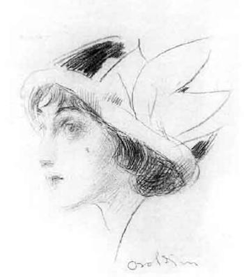 Portrait de femme vue de profil by Giovanni Boldini