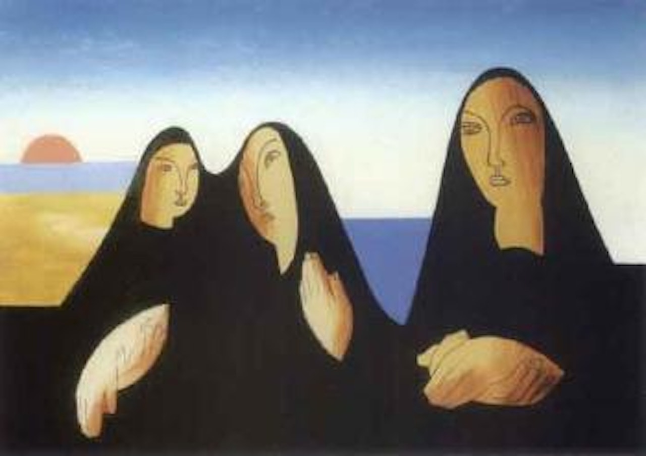 Femmes de collioure by Leopold Survage