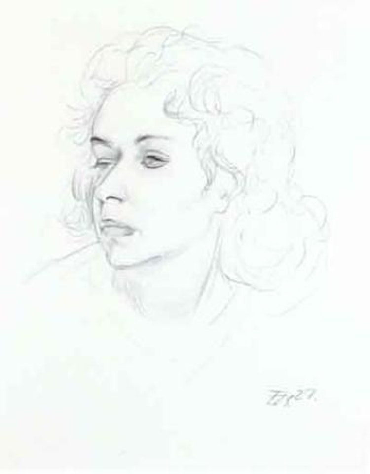 Portrait de jeune fille by Otto Dix