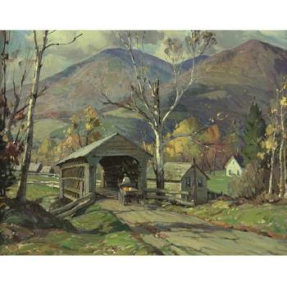 Vermont bridge by Aldro Thompson Hibbard