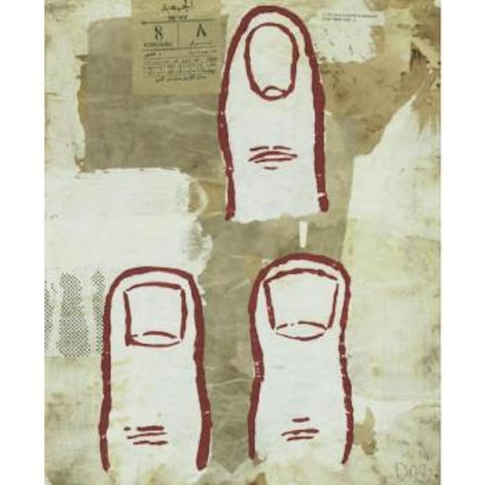 Fingers by Donald Baechler