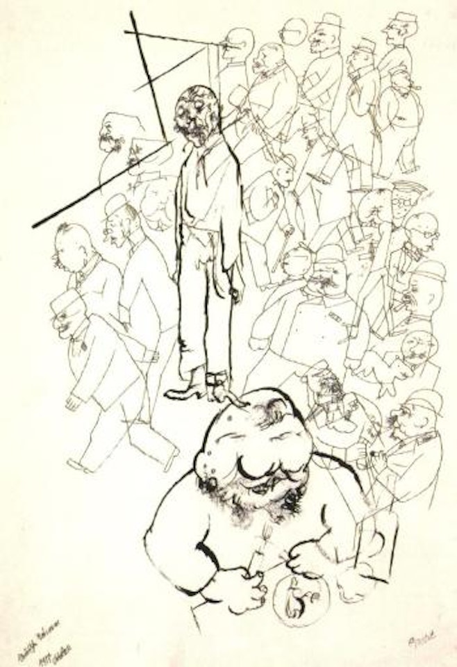 German men by George Grosz