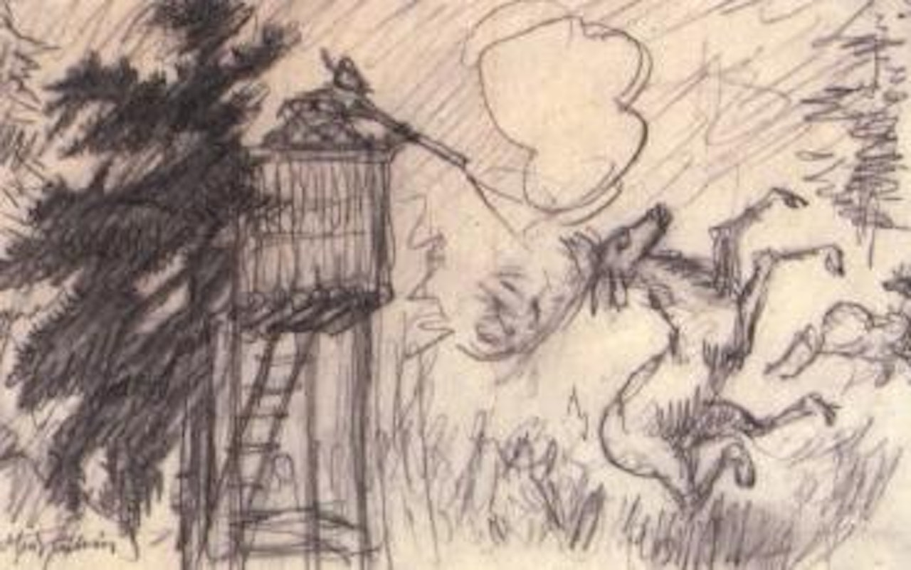 The shot by Alfred Kubin