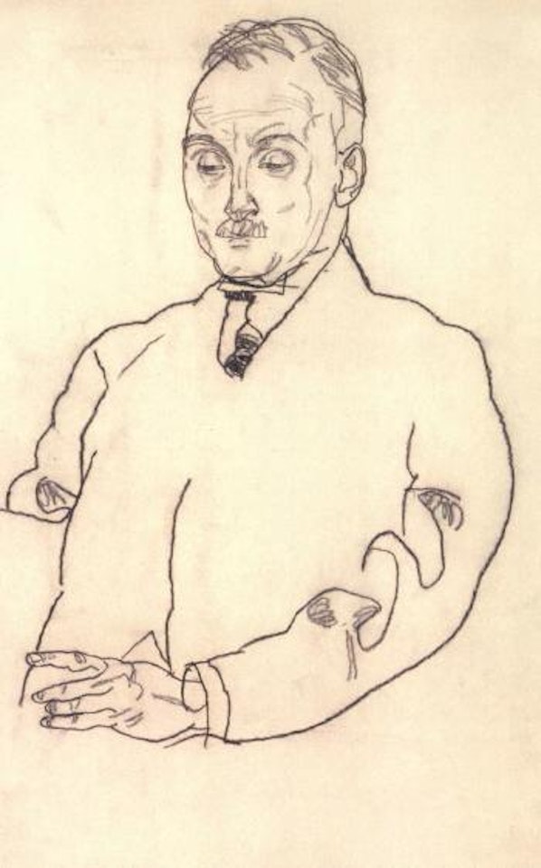 Portrait of Dr Hugo Koller by Egon Schiele