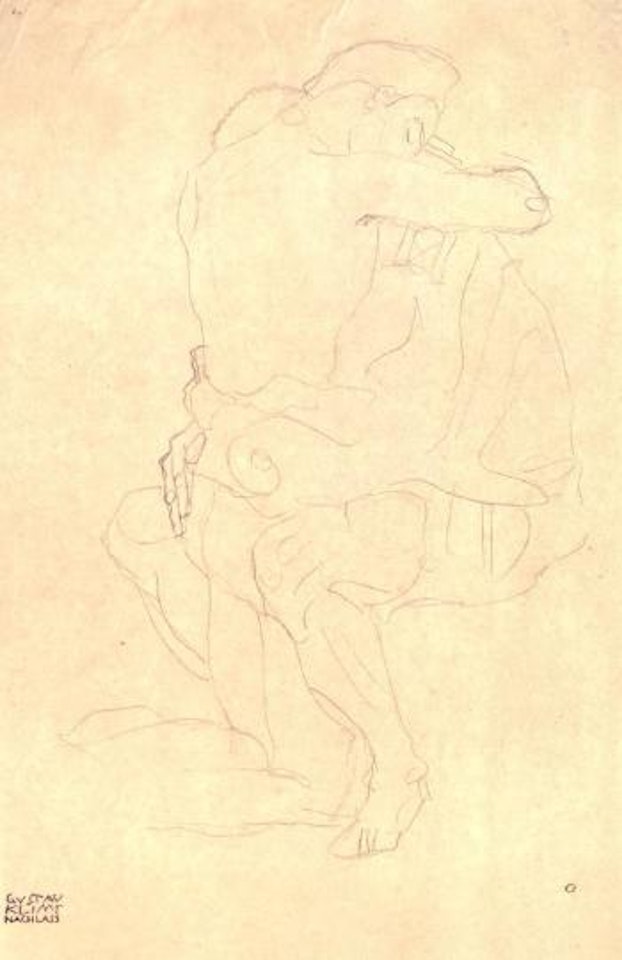 Lovers by Gustav Klimt