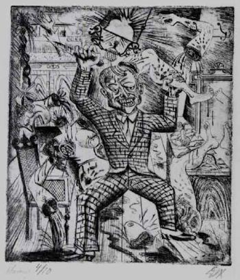 Crime of passion by Otto Dix