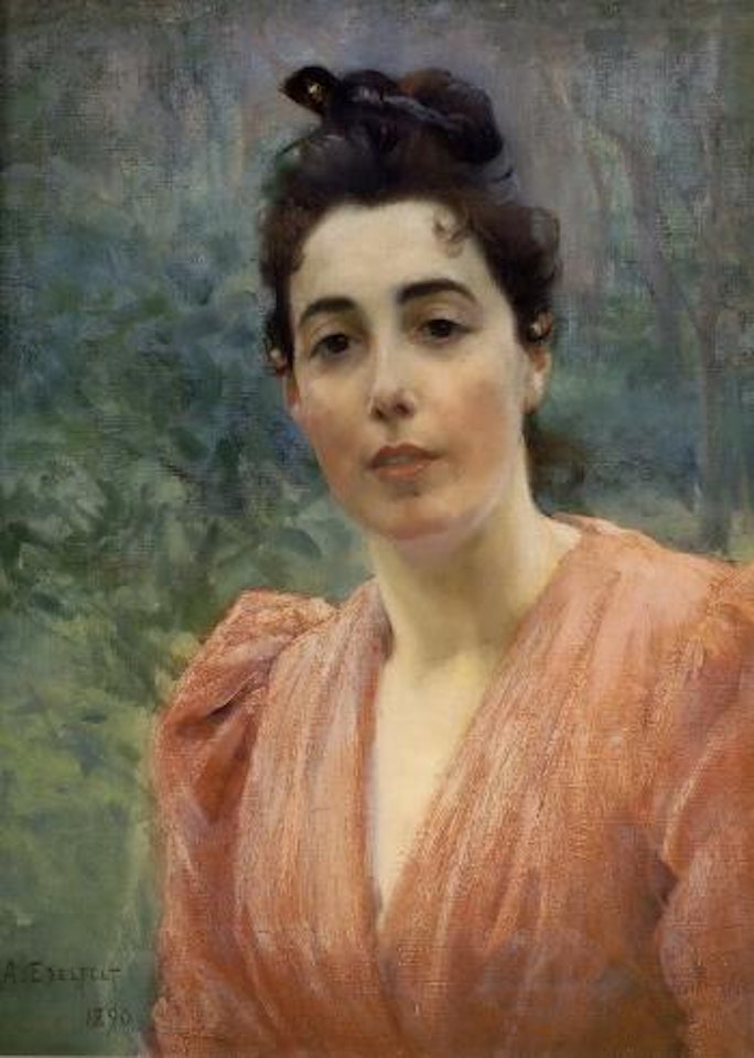 Portrait of Madame Cohen by Albert Edelfelt