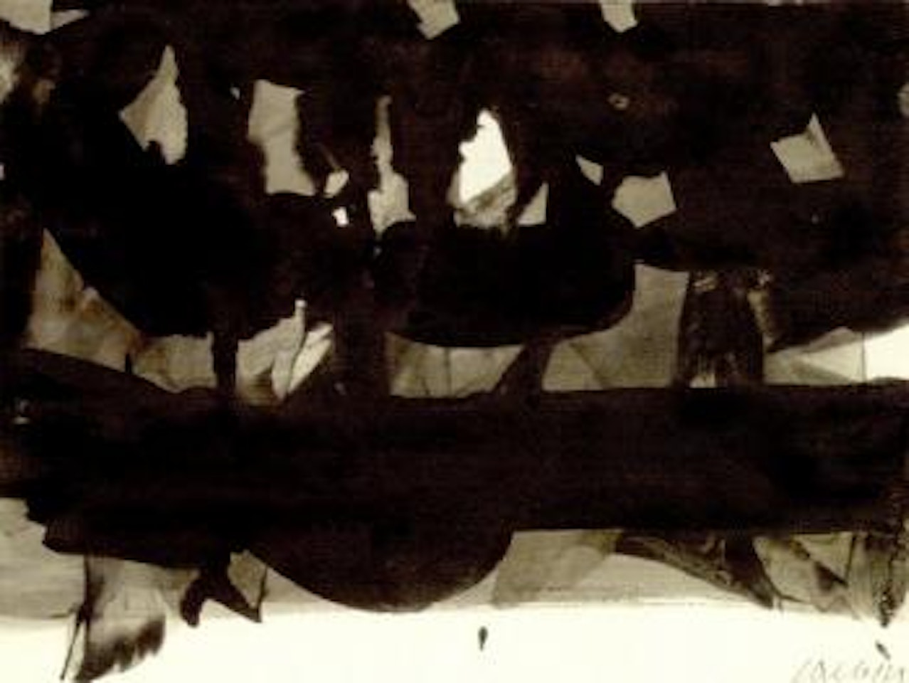 Untitled by Pierre Soulages