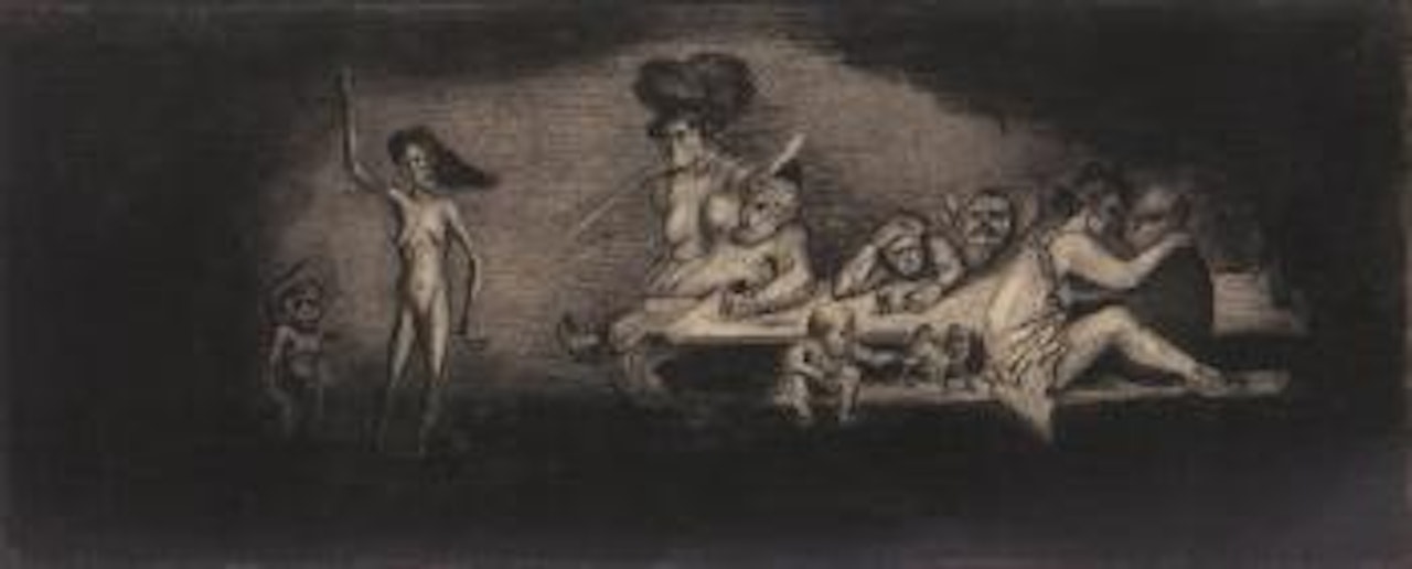 The fat and the thin people by Alfred Kubin