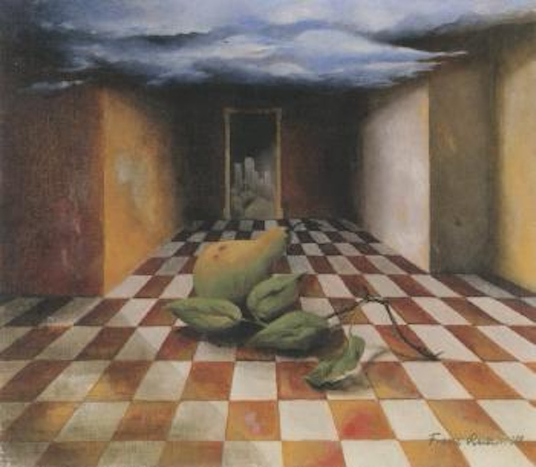 Interior cellar scene by Franz Radziwill