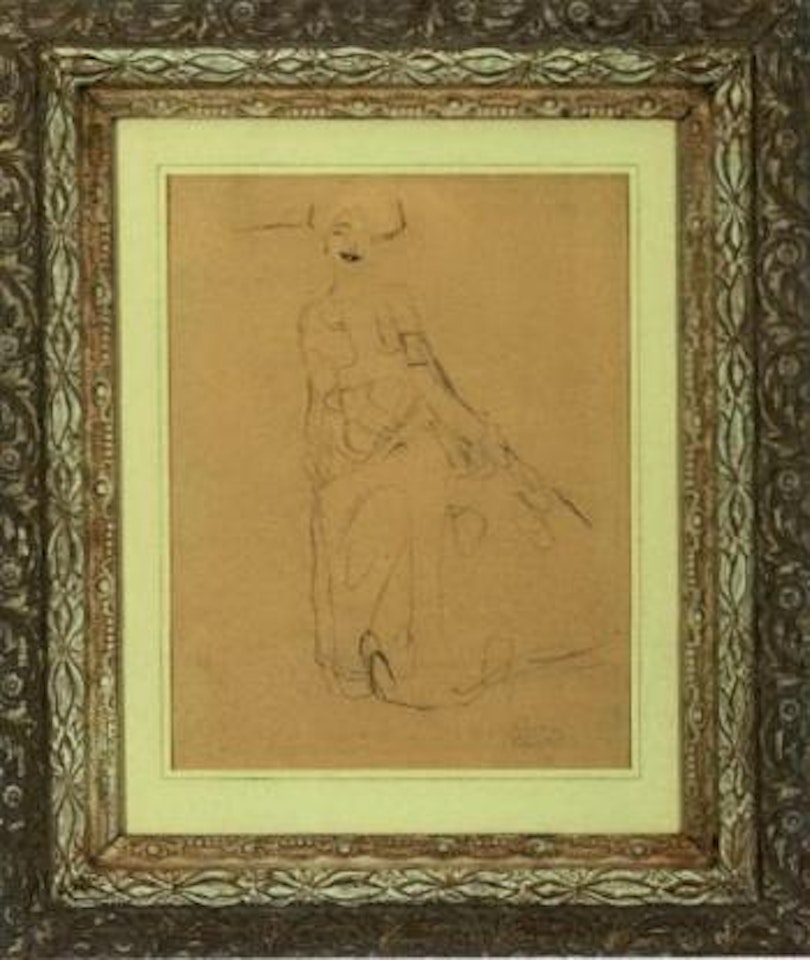 Study for potrait of Adele Bloch-Bauer by Gustav Klimt