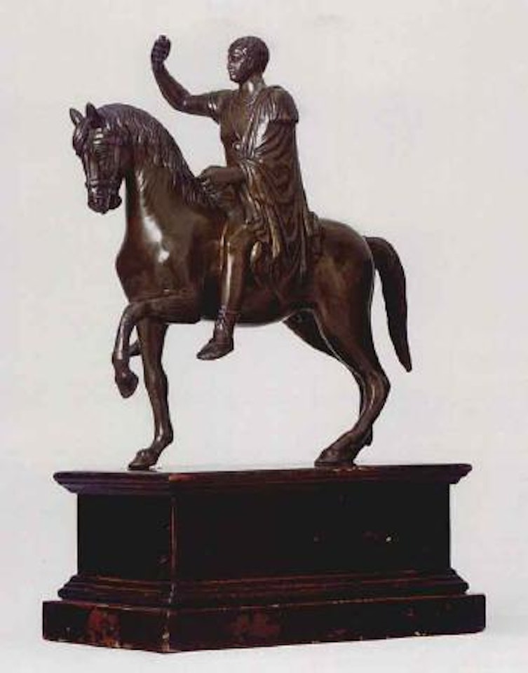 Emperor on horseback by French School