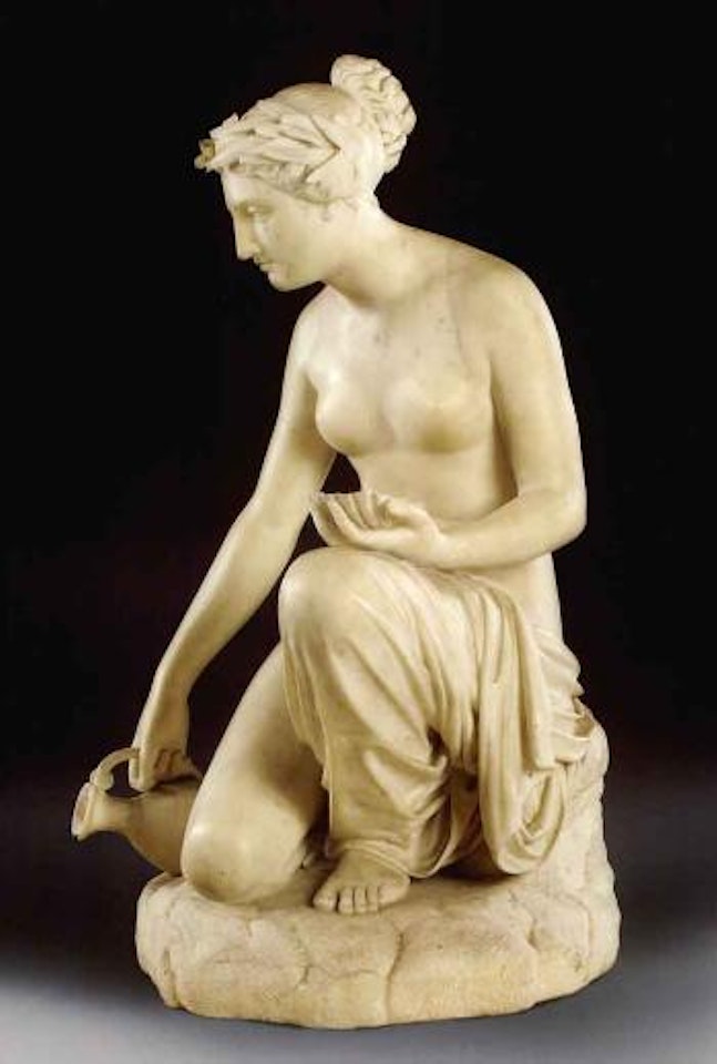 Figure of Thetis pouring water from a jug by Italian School