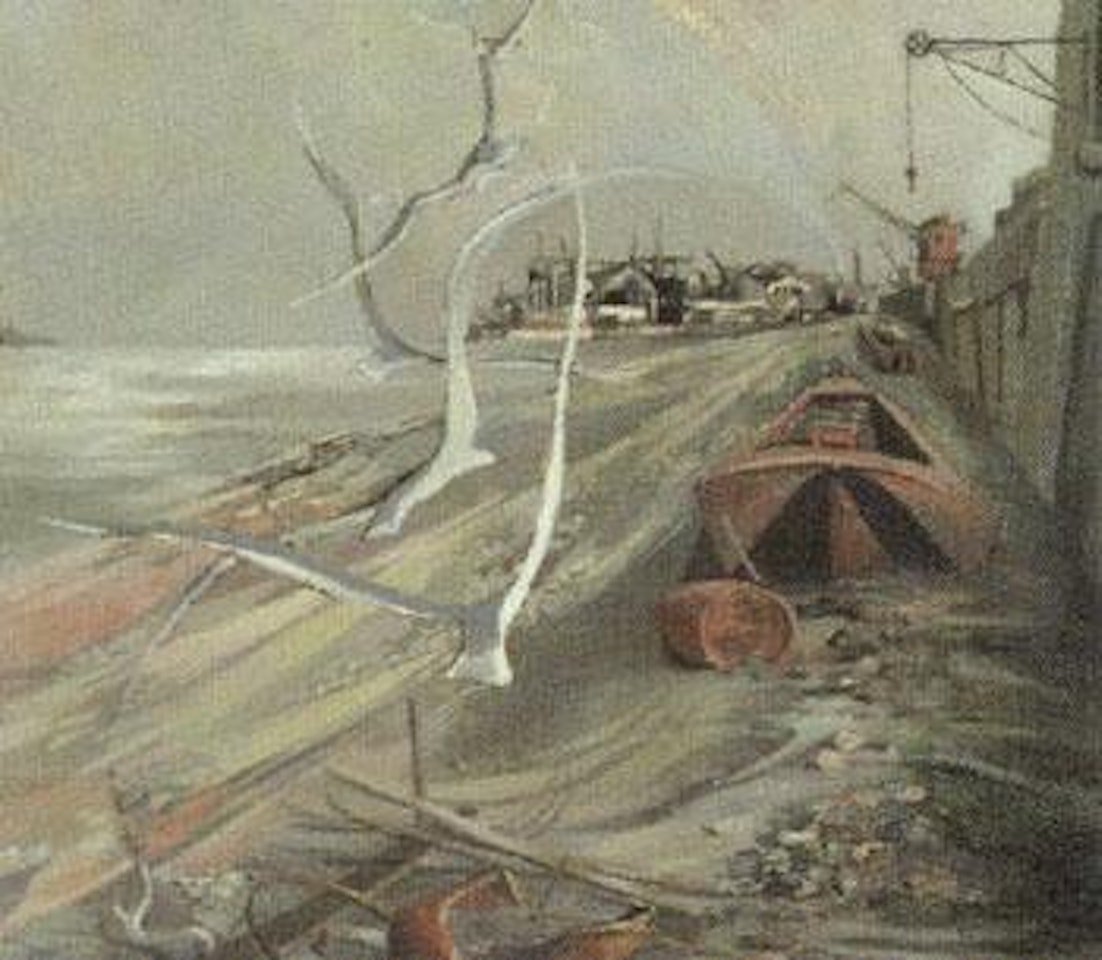 Thames foreshore by Michael Ayrton