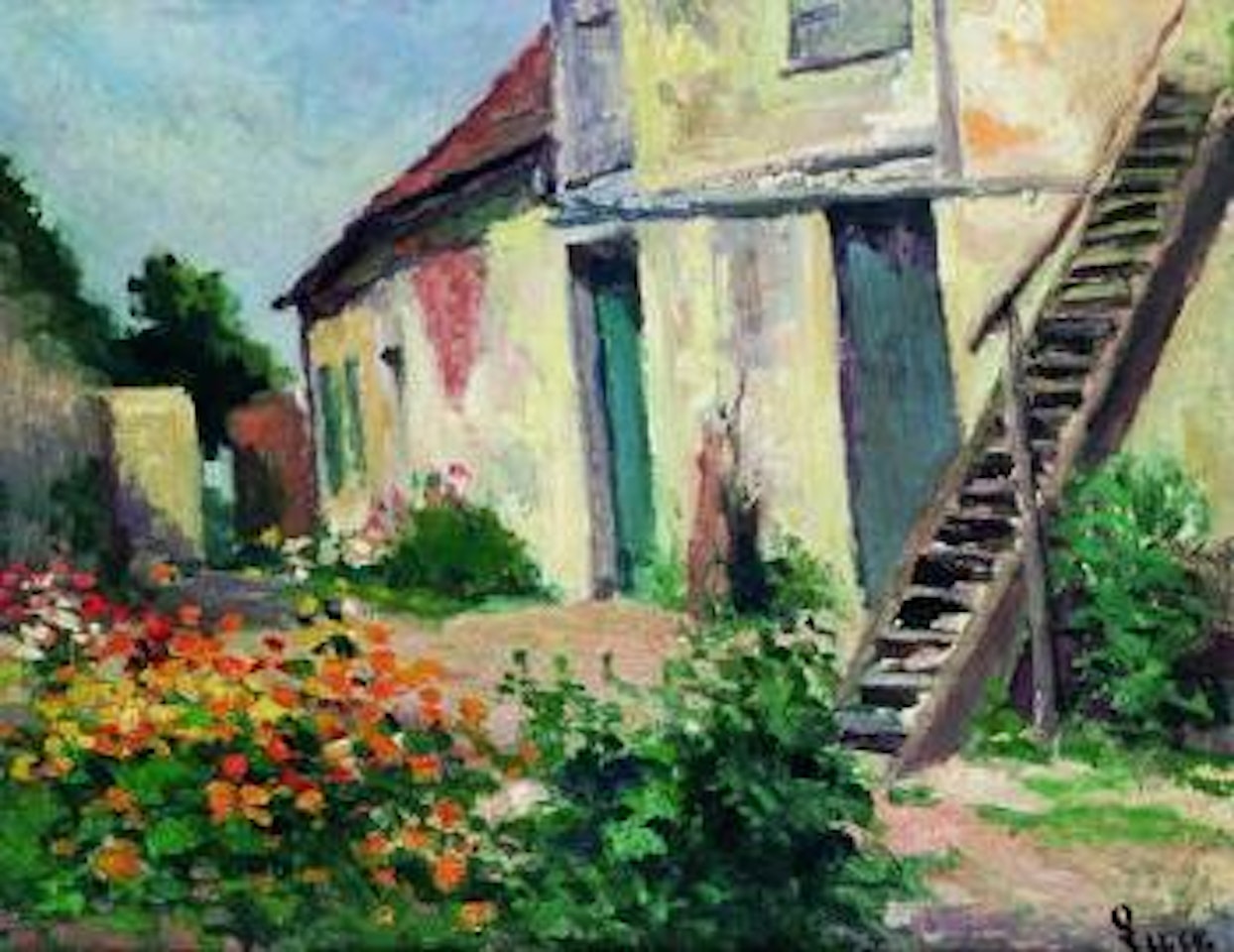 Rolleboise, la maison de l'artiste by Maximilien Luce