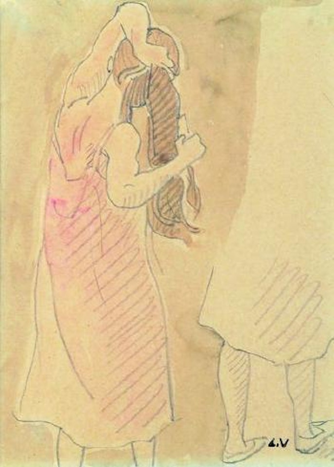 Jeune fille a la natte by Louis Valtat