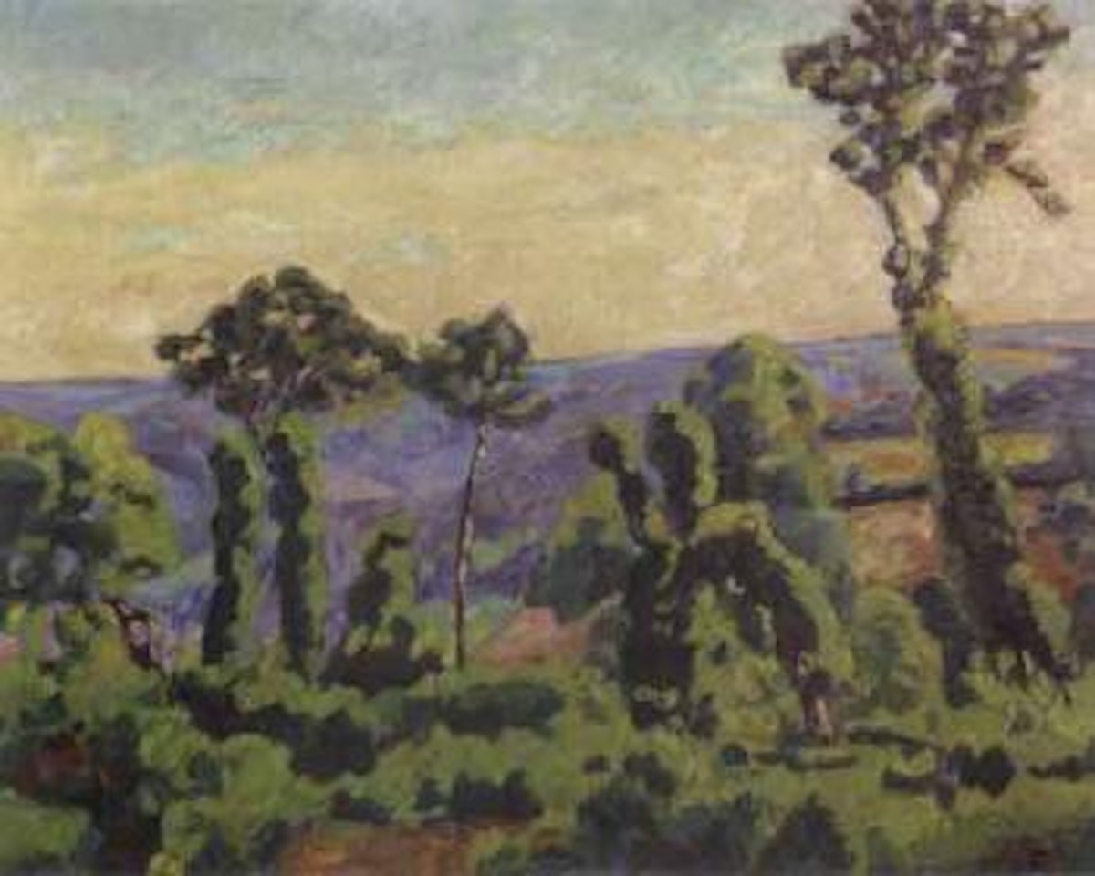Paysage boise by Armand Guillaumin