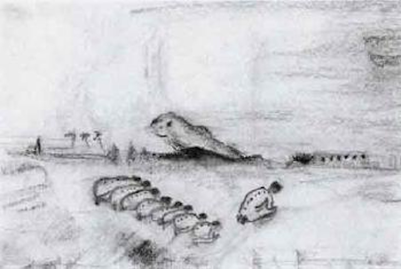 Furrows of Europe 85 by Enzo Cucchi