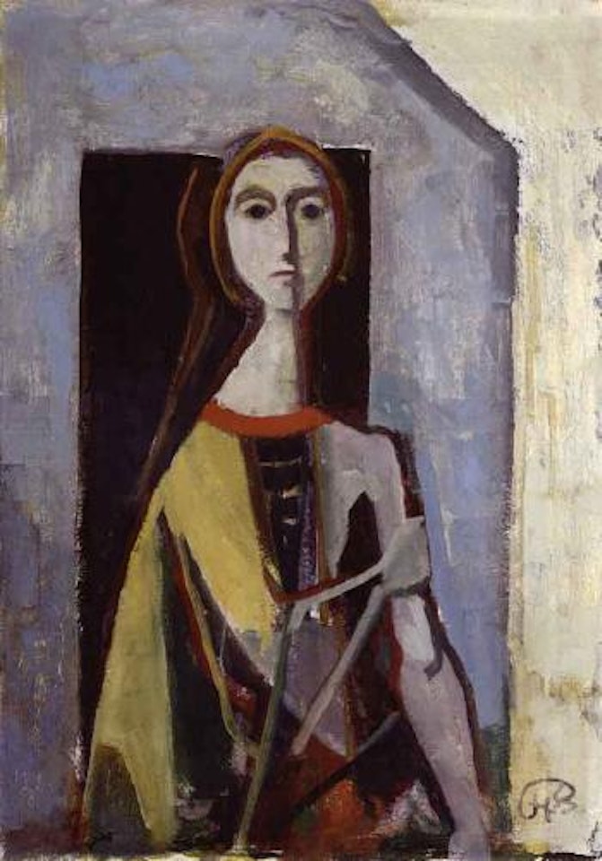 Girl's portrait by Karl Hofer