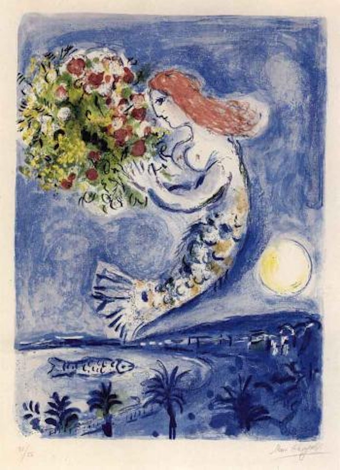 Bay of Angels by Marc Chagall
