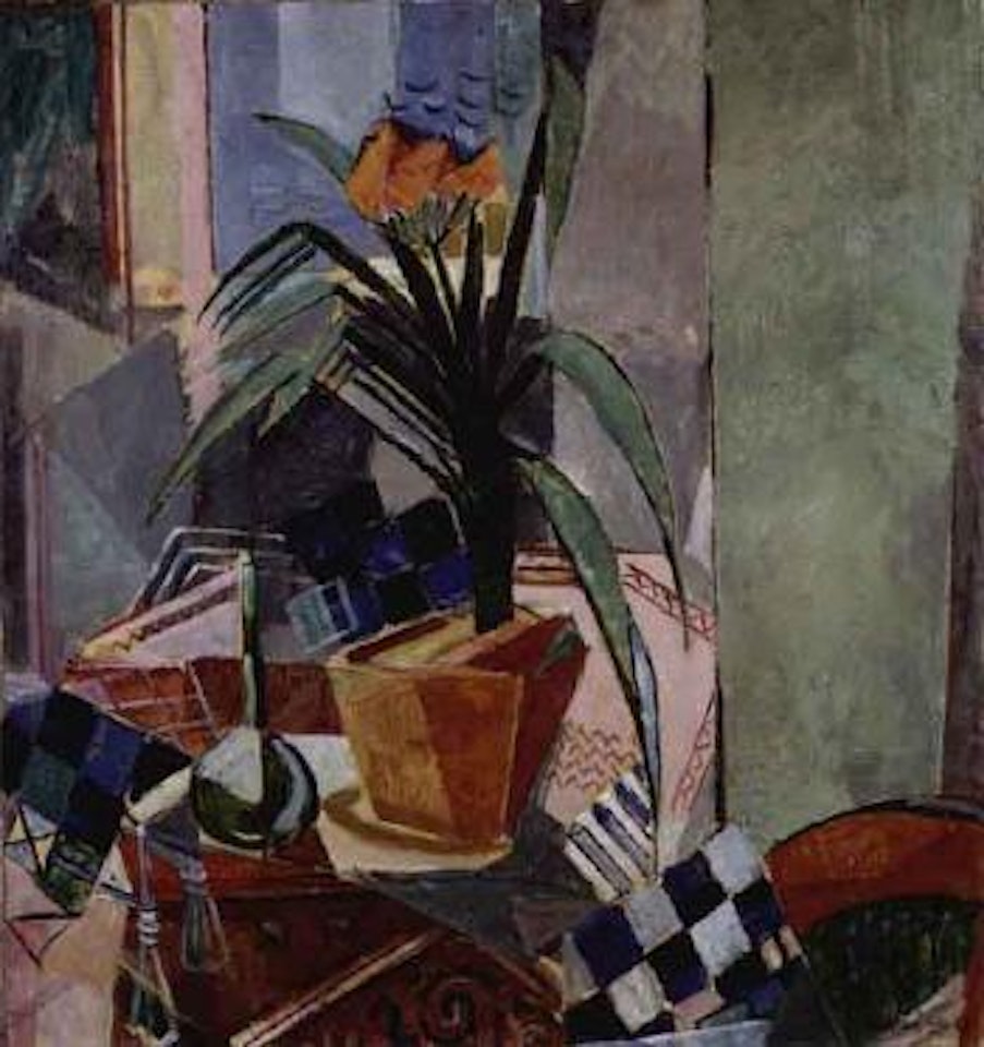 Still life with Clivia by Oskar Moll