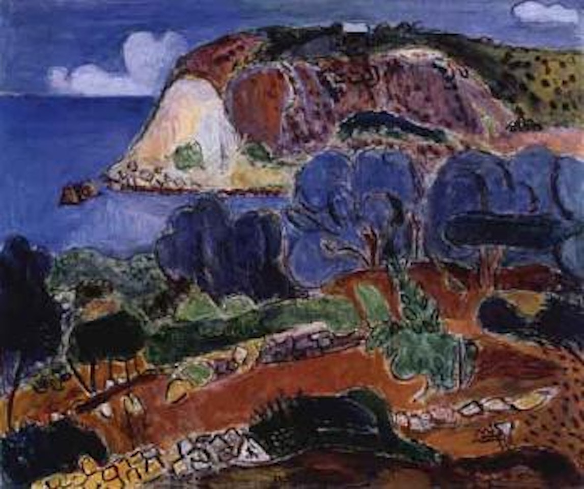 Seascape near Lacco Ameno - Ischia by Hans Purrmann