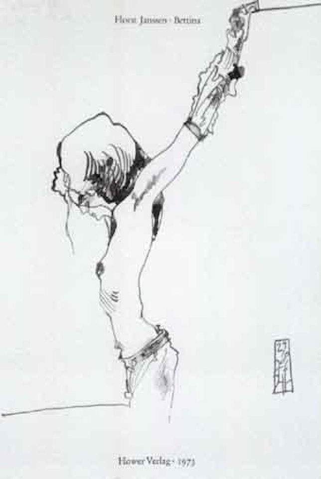Female figure by Horst Janssen