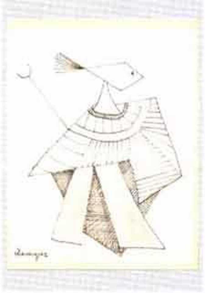 Abstract figure by Oscar Dominguez