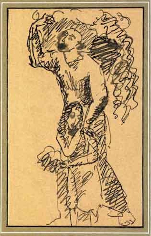 Man with girl by Pablo Picasso