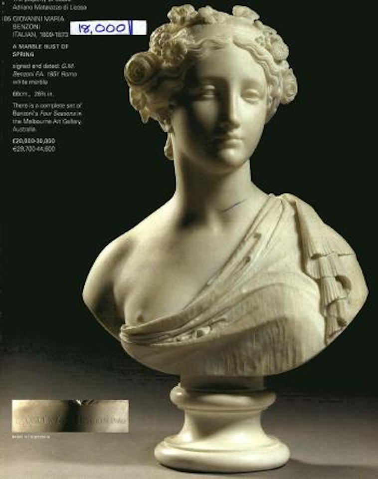 Bust of Spring by Giovanni Maria Benzoni