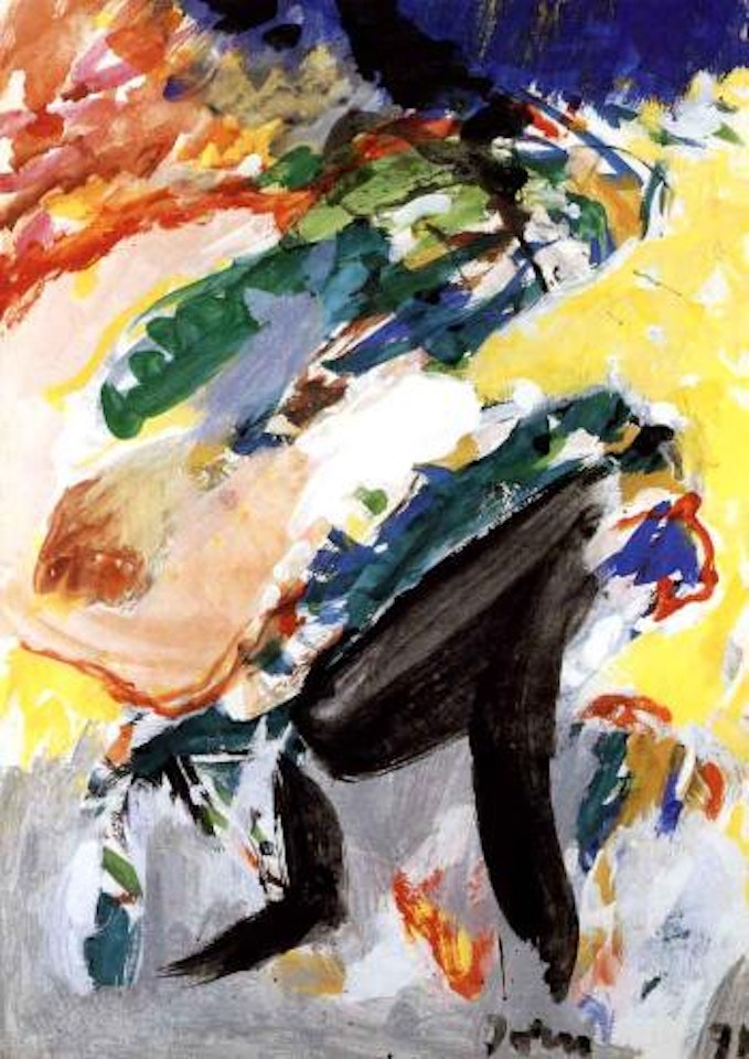Faccia di scimmia by Asger Jorn