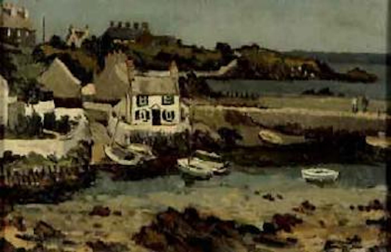 Harbourmaster's cottage by Kyffin Williams