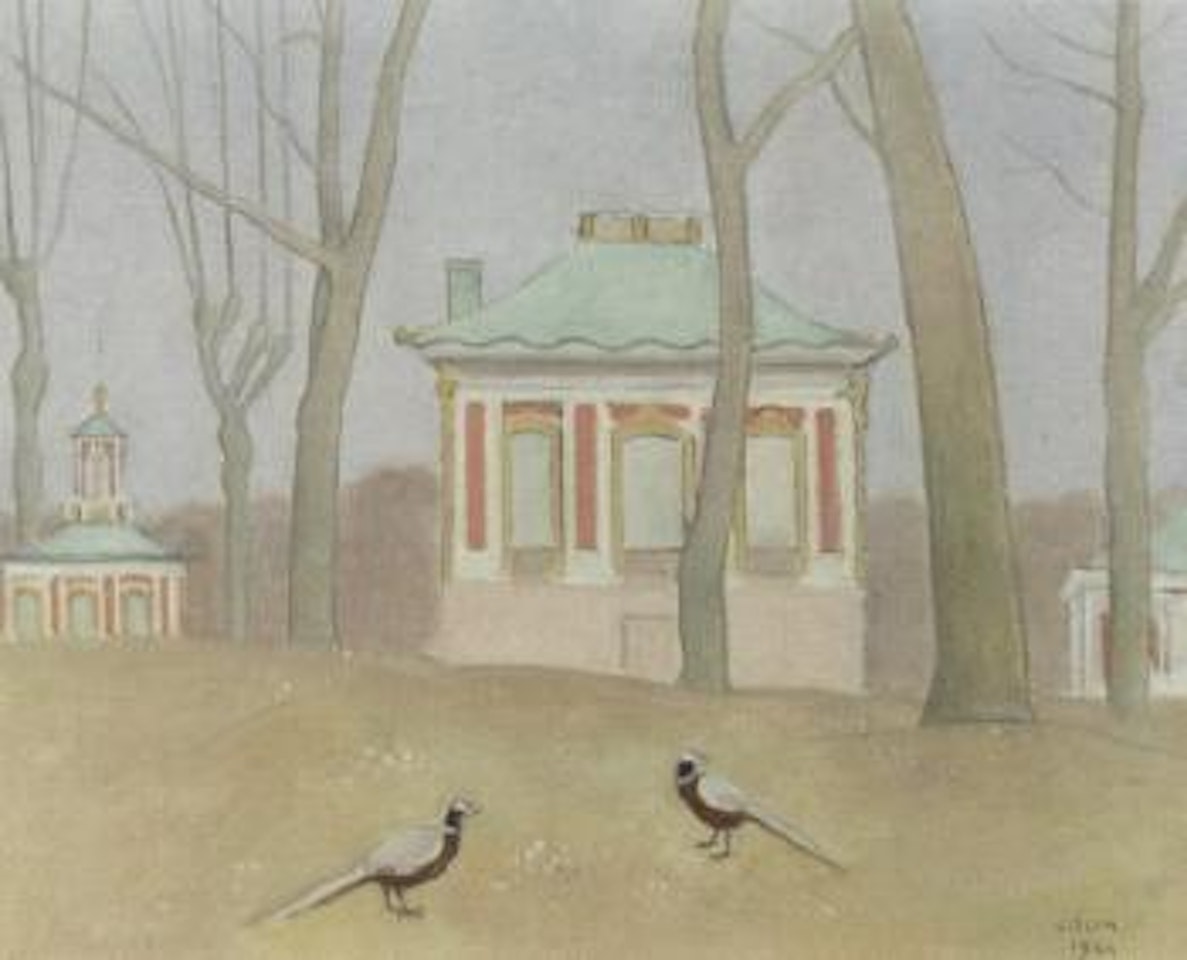Pheasants by Chinese Palace by Einar Jolin