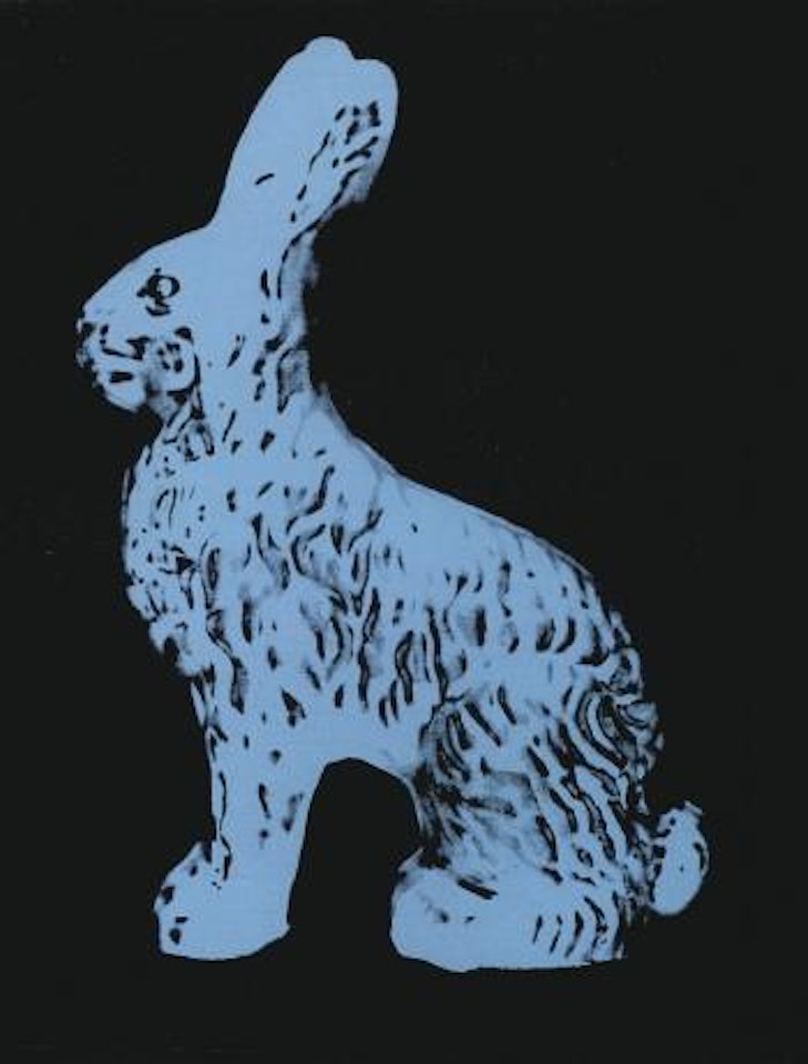 Chocolate bunny by Andy Warhol