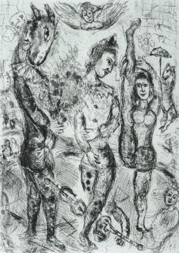 Le Pierrot by Marc Chagall