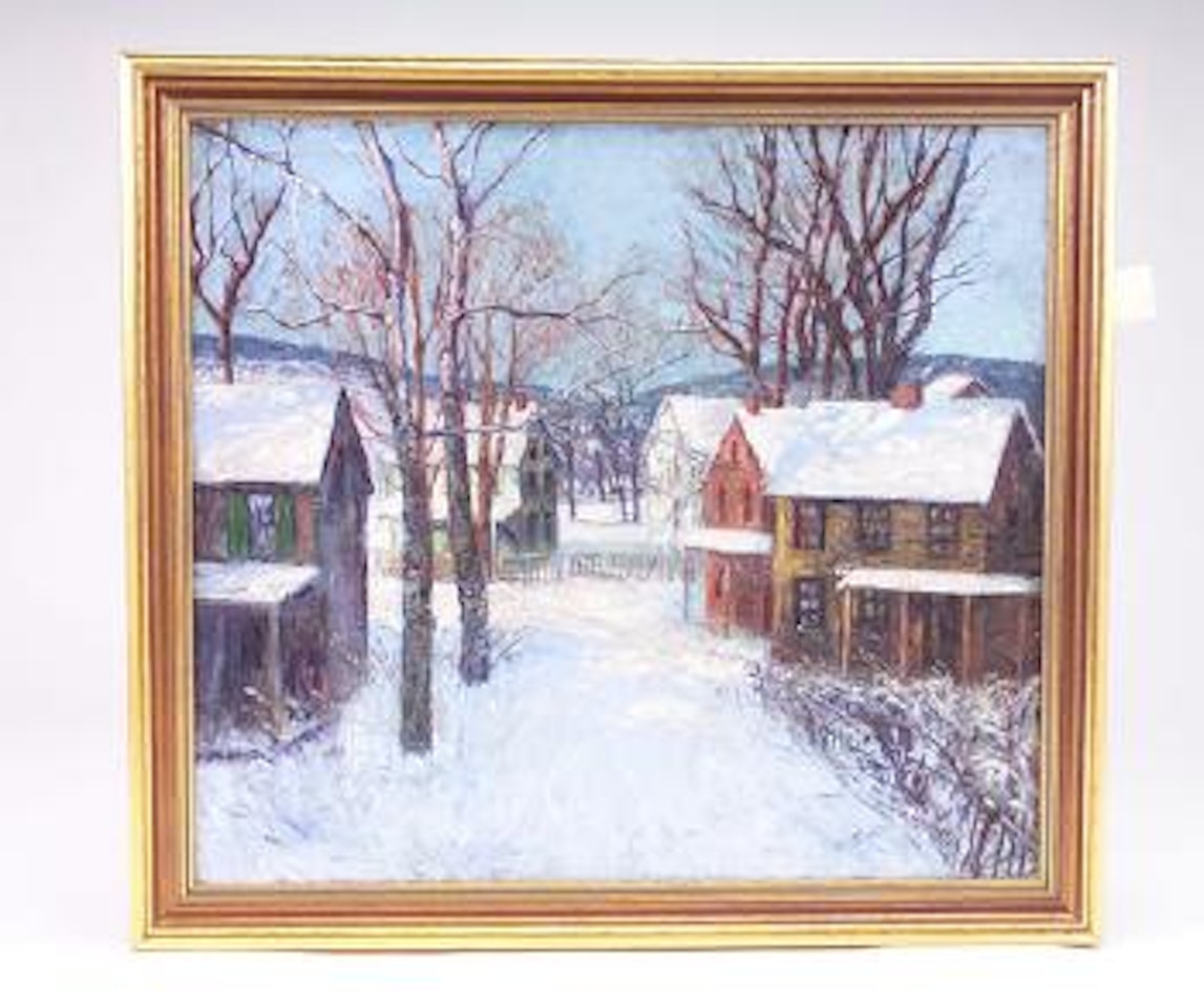 Winter sunlight and shadow by Walter Emerson Baum