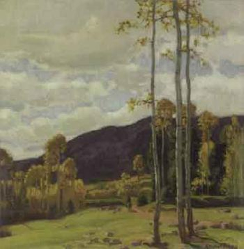 Aspen view by Ernest Martin Hennings