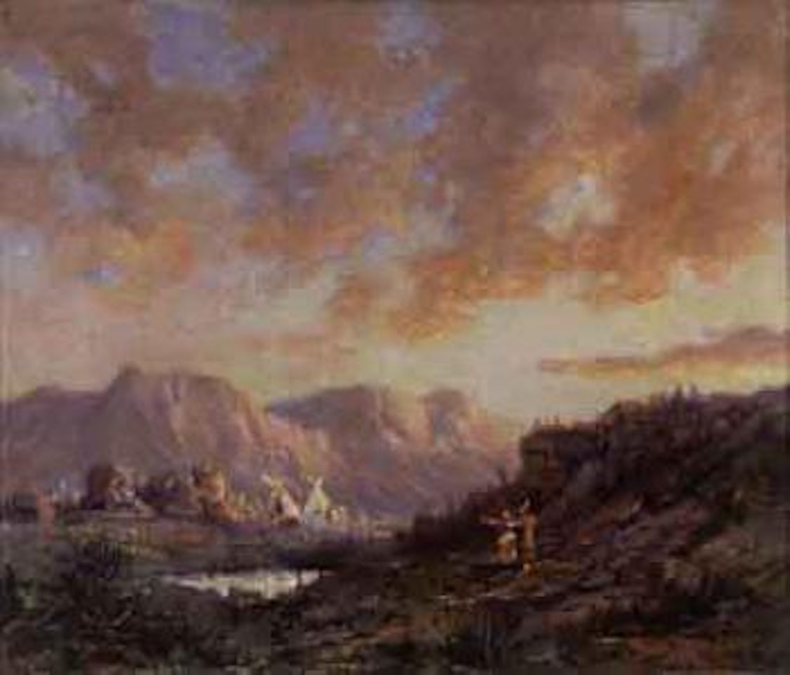 Evening by Edgar S. Paxson