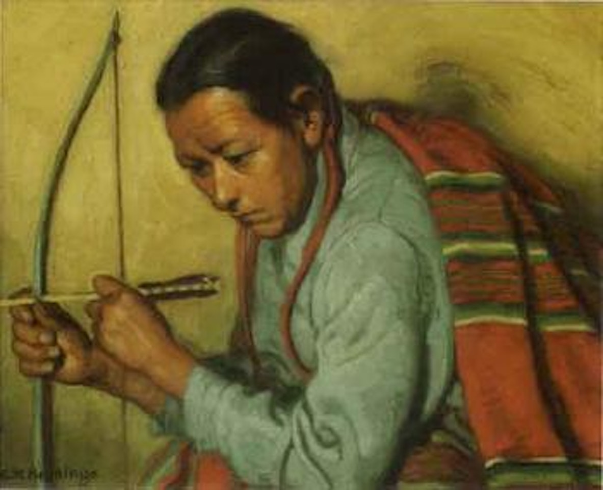 Bow and arrow by Ernest Martin Hennings