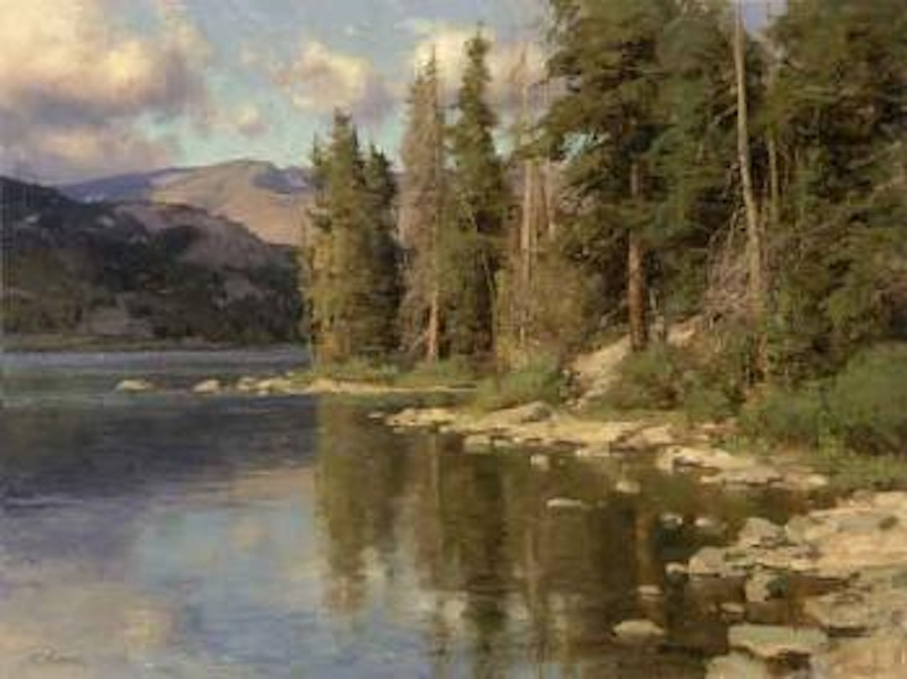 Beartooth Lake by Clyde Aspevig