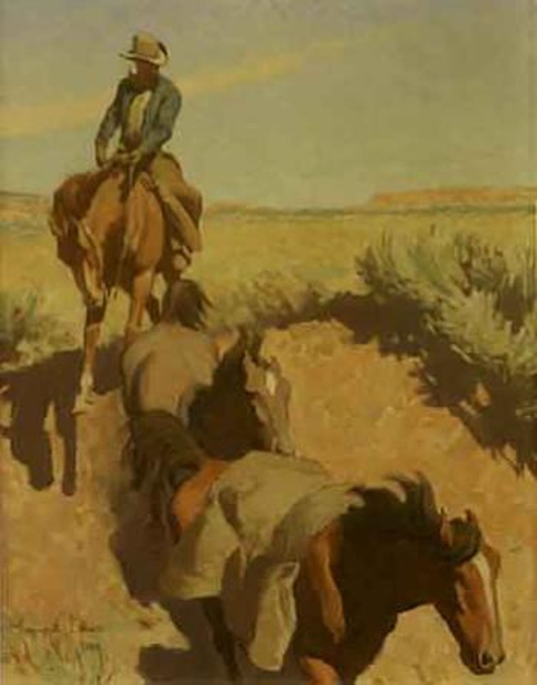 Cut bank, Tucson by Maynard Dixon