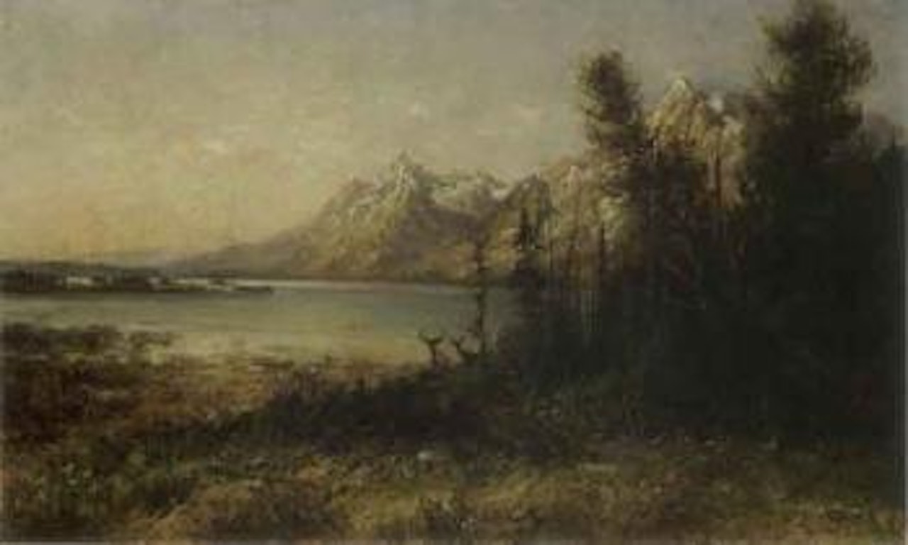 Jackson Lake, Wyoming by John Fery
