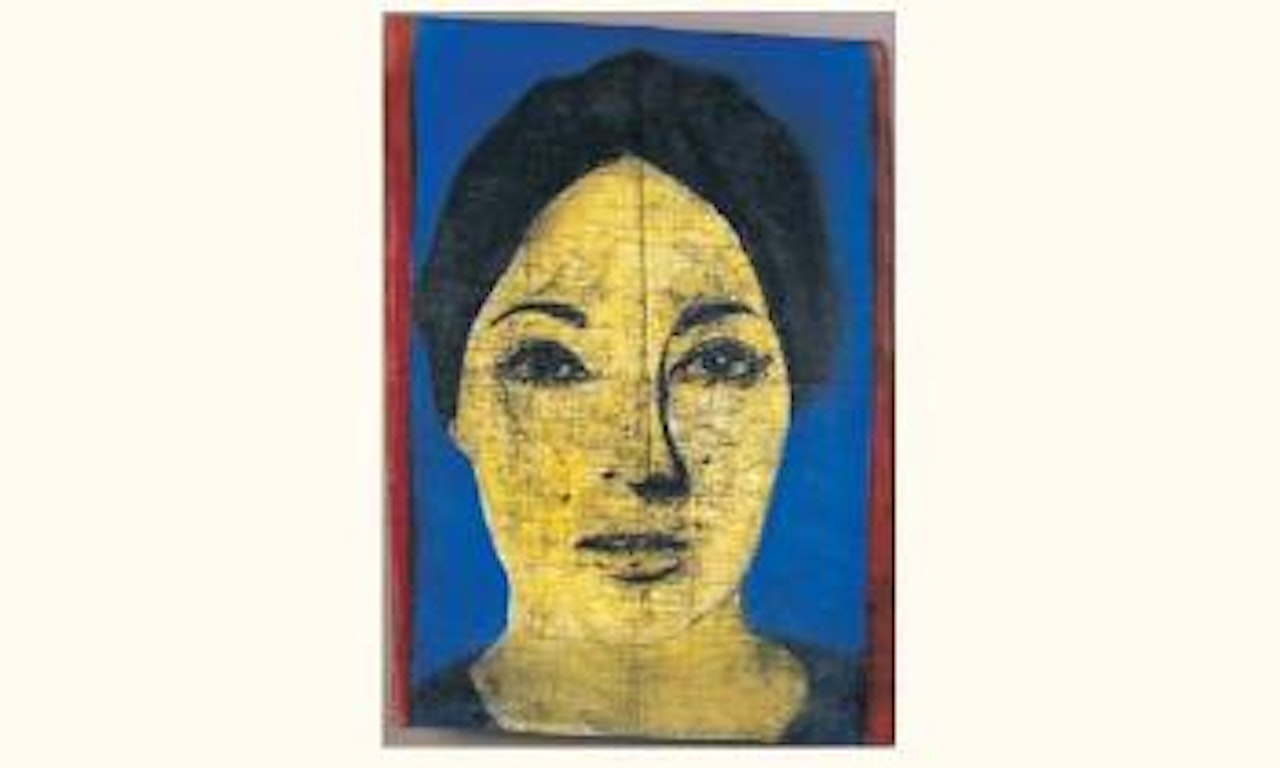 Premier essai pour portrait double by Martial Raysse