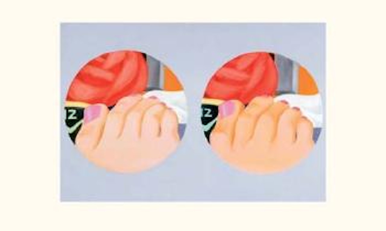 Double study for bedroom 22 by Tom Wesselmann
