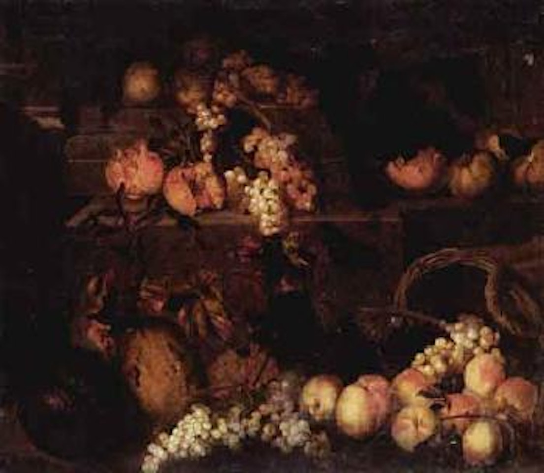 Still life of fruit by Abraham Brueghel