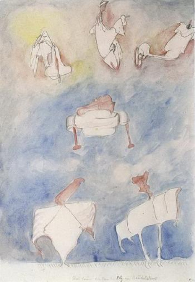 Family Fly von Beutelstroke family tree by Maria Lassnig