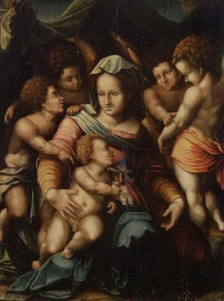 Maria with Child and Infant St John by Italian School