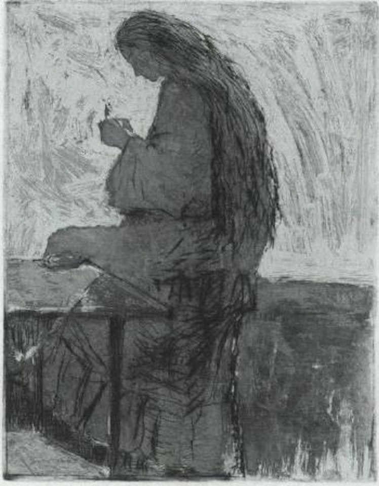 In the morning by Emil Nolde