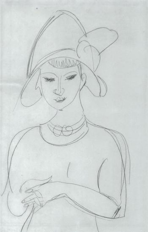 Dodo from in front, hands folded by Ernst Ludwig Kirchner